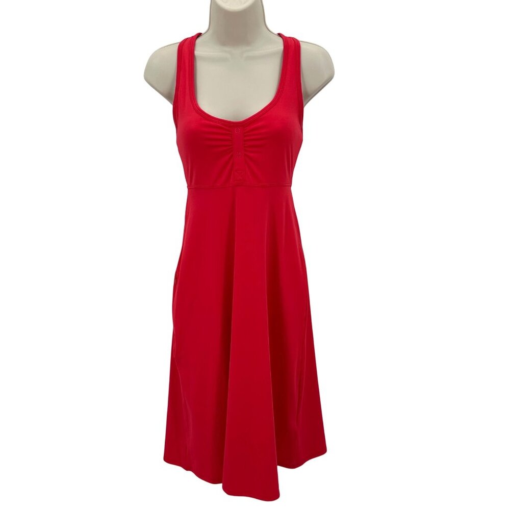 NWT The North Face Womens Red Racerback Active Casual Dress Size XS